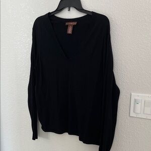 Bandolino Black Long Sleeve Top